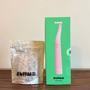 Pink Flaus Electric Flosser & Head Refill